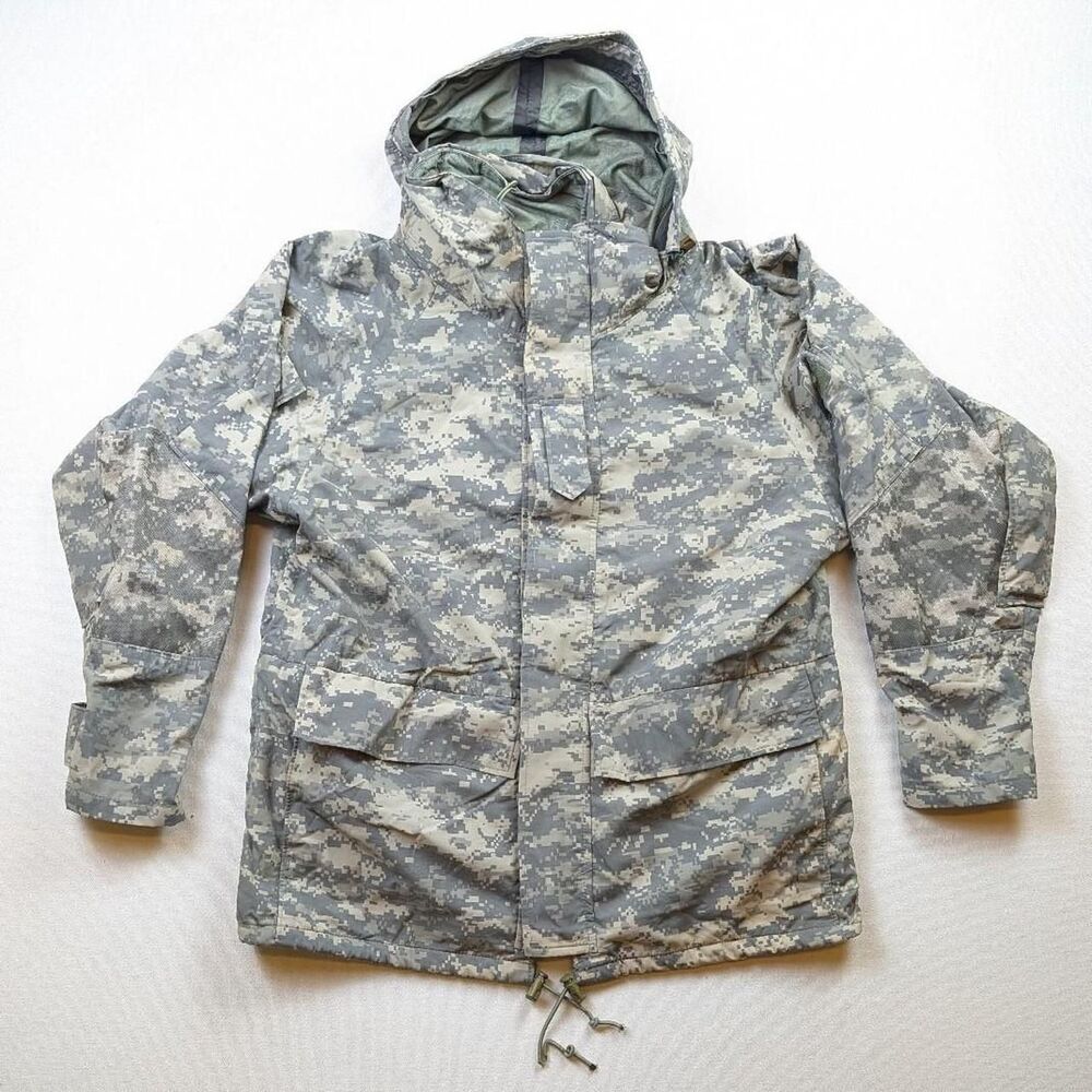 Tru Spec H2O Proof Gen 2 ECWCS Parka Digital Camo Military Jacket Size Small